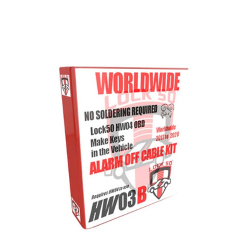 JLR Lock50 HW03B  Can Wires – All Keys Lost PEPS Locked RFA Keys Adapter Kit  Alarm OFF