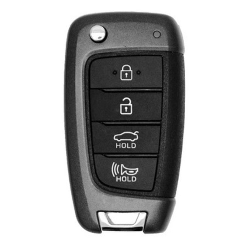 Hyundai 4-Button Flip Key NYOMBEC4TX2004 95430-AA600 433 MHz, Refurbished Grade A