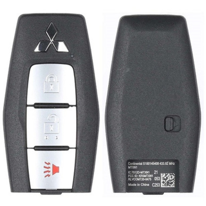 Mitsubishi 3 Button Smart Key KR5MTXN1, 8637C253, 433 MHz – Refurbished, Grade A