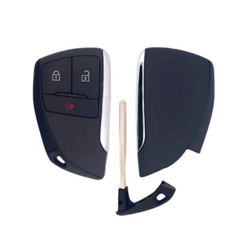Replacement 3 Button Remote Shell Case Pad For Buick Chevrolet YG0G21TB2, Standard Aftermarket