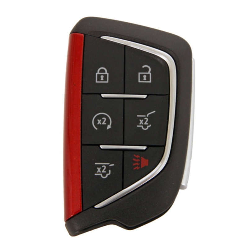 Cadillac 6 Button Remote Key Fob yg0g20tB1 84570459 433 MHz Refurbished Grade A