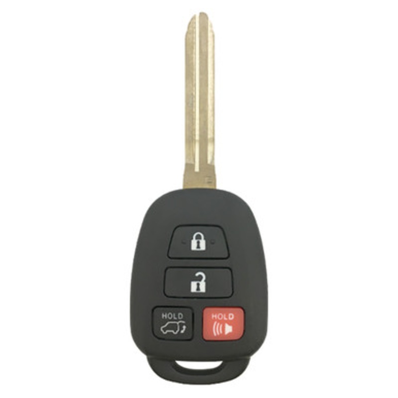 Toyota 4 Button Remote Head Key H Chip GQ4-52T / 89070-0R100 – Refurbished Recase 182419
