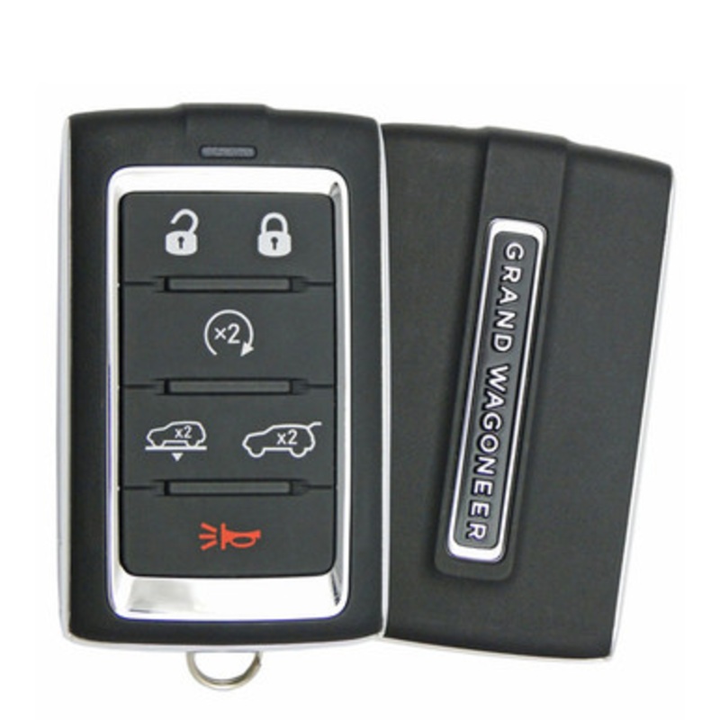 Jeep Grand Wagoneer 6 Button Smart Key 2BAHD-KFW1, 68577132AA, 433 MHz – New, OEM