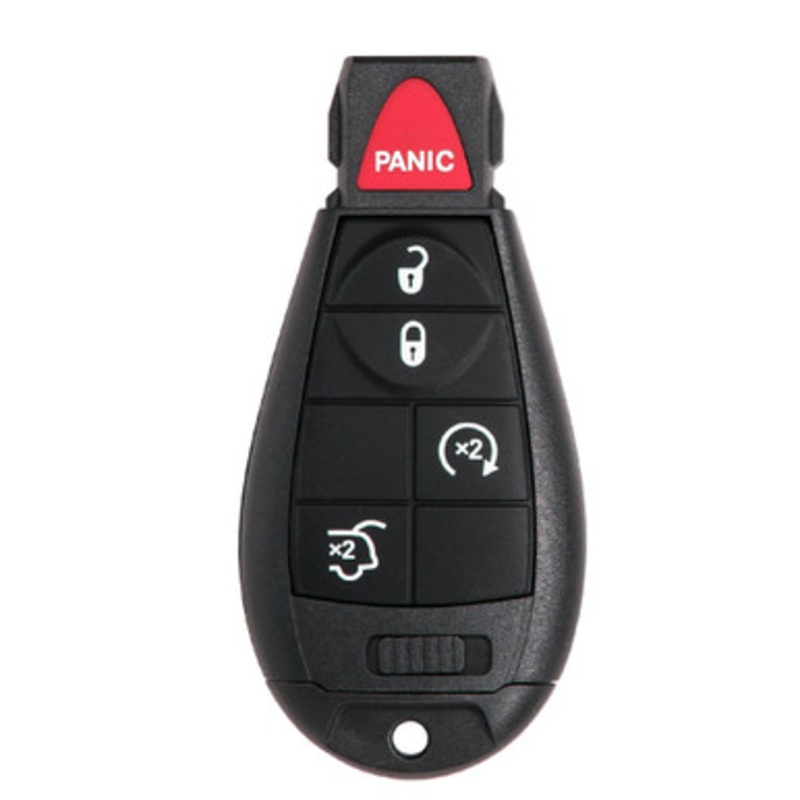 Keyless2Go Jeep 5-Button Smart Key, IYZ-C01C 05026453AL 433 MHz, Premium Aftermarket