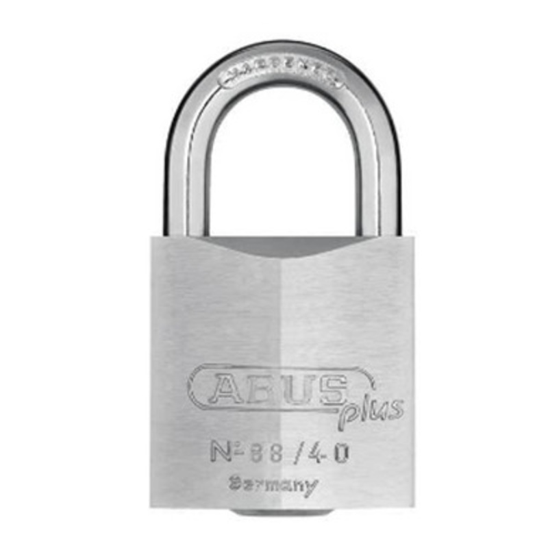 ABUS – 88/40 B – CHROME PLATED BRASS PADLOCK – 1-37/64 WIDTH