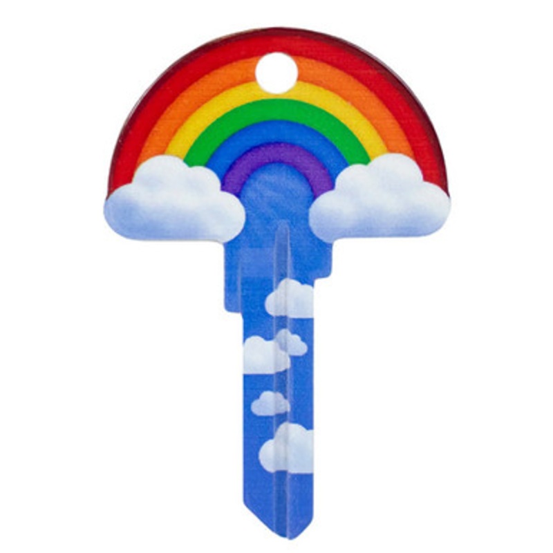 Lucky Line Key Shapes Rainbow – 5 Pack – Kwikset KW