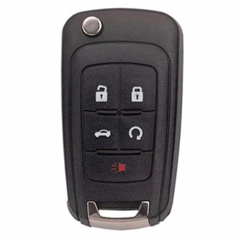 Chevrolet 5 Button Proximity Remote Flip Key P409MK74946931, OHT05918179, 13531360, 315 MHz – New, OEM