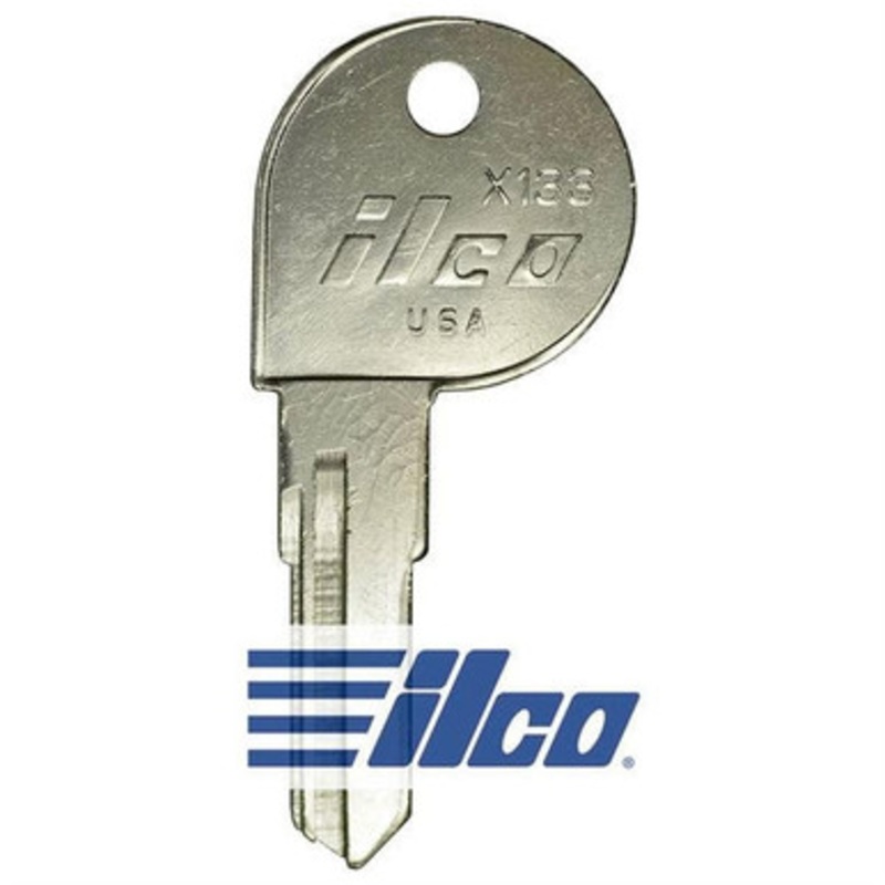 ILCO AA00016672 X133 Motorcycle Mechanical Key, Pack of 10