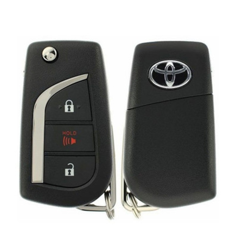 Toyota 3 Button Remote Head Key HYQ12BFB, 89070-12C20, 315 MHz – Refurbished, Grade A