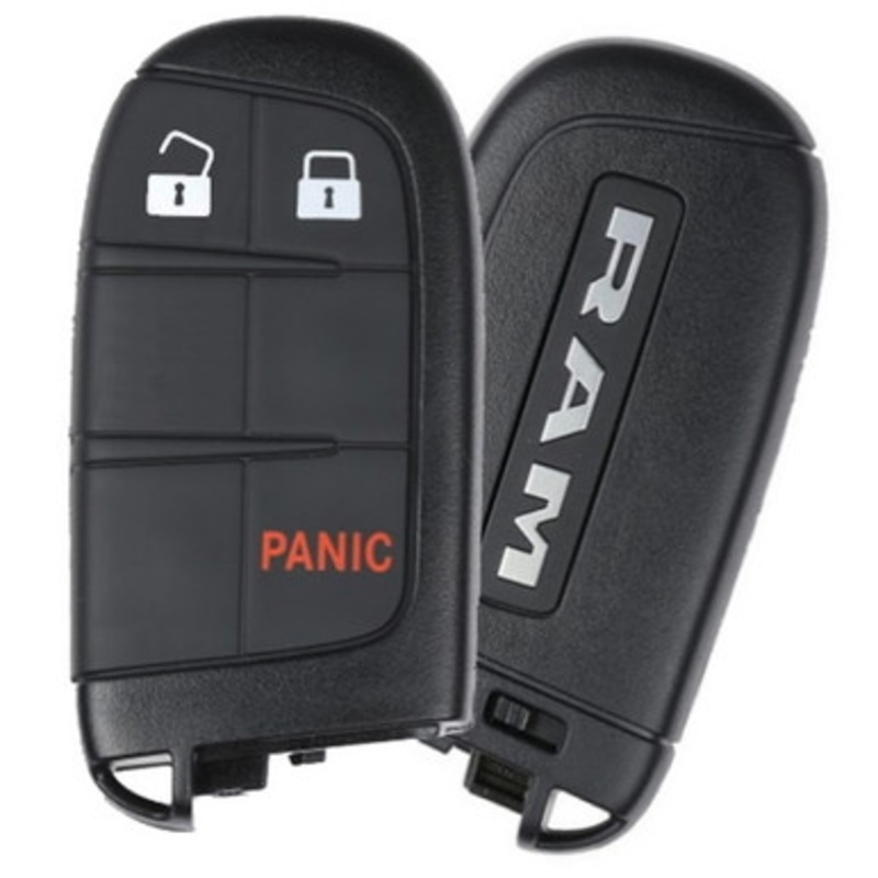 RAM 3 Button Proximity Smart Key M3N-40821302, 7FF23LXHAB, 433 MHz – New, OEM