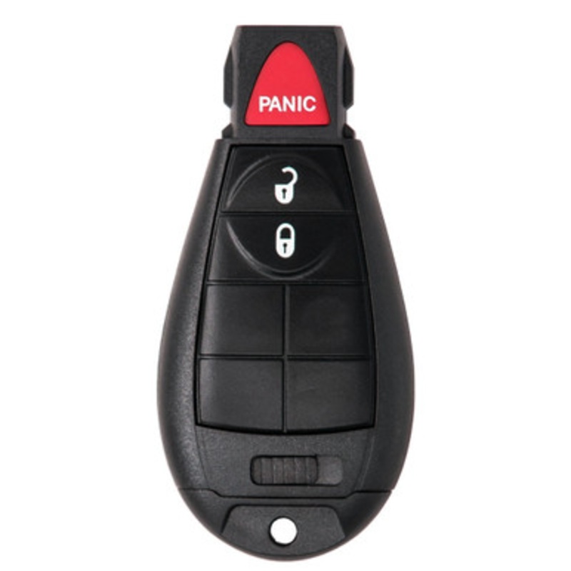 Keyless2Go Jeep 3 Button Fobik Remote Key Replacement With Durashell Technology GQ4-53T, 68105081, 433 MHz – Premium Aftermarket