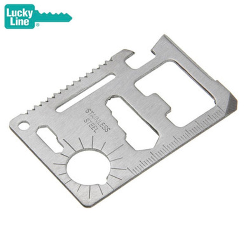 Lucky Line Wallet 11-in-1 Multi-Tool – 1 Pcs – Carded