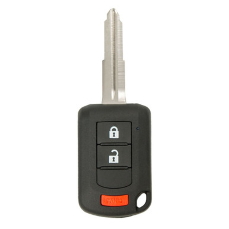 Mitsubishi 3 Button Remote Head Key OUCJ166N, 6370C135, Model: 17, 315 MHz – Refurbished, Recase