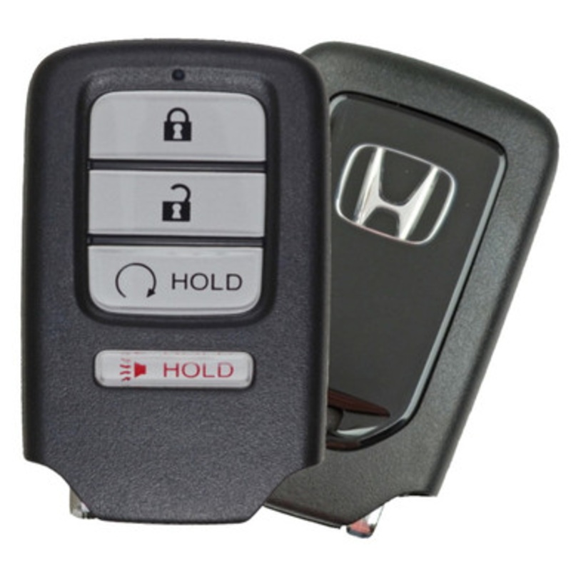 Honda 4 Button No Memory Smart Key KR5T41, 72147-T6Z-A51, 433 MHz – New, OEM