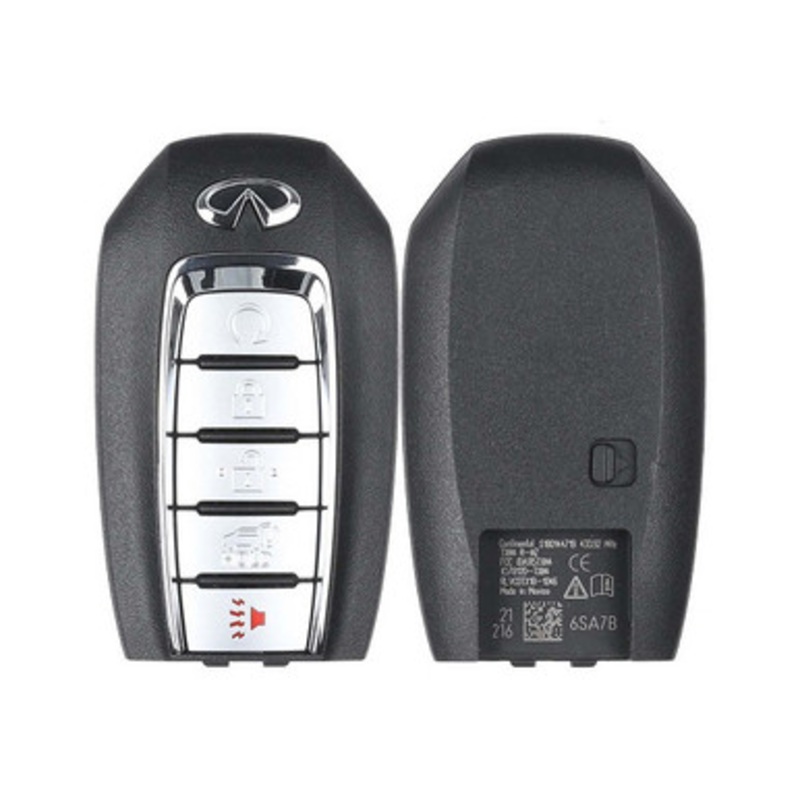 Infiniti 5 Button Proximity Smart Key KR5TXN4, 285E3-6SA7B, 433 MHz – Refurbished, Grade A