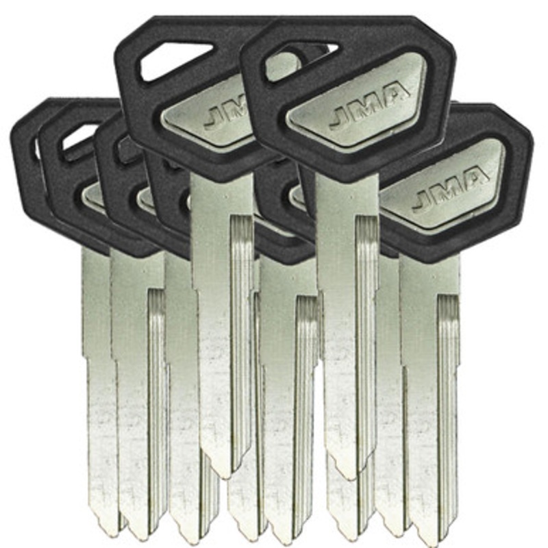 JMA KAW-7.P KW15BP Motorcycle Plastic Head Key, Pack of 10