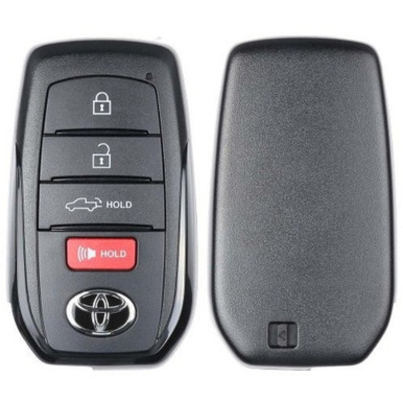 Toyota 4 Button Proximity Smart Key HYQ14FBX, 8990H-0C012, 315 MHz – Refurbished, Grade A