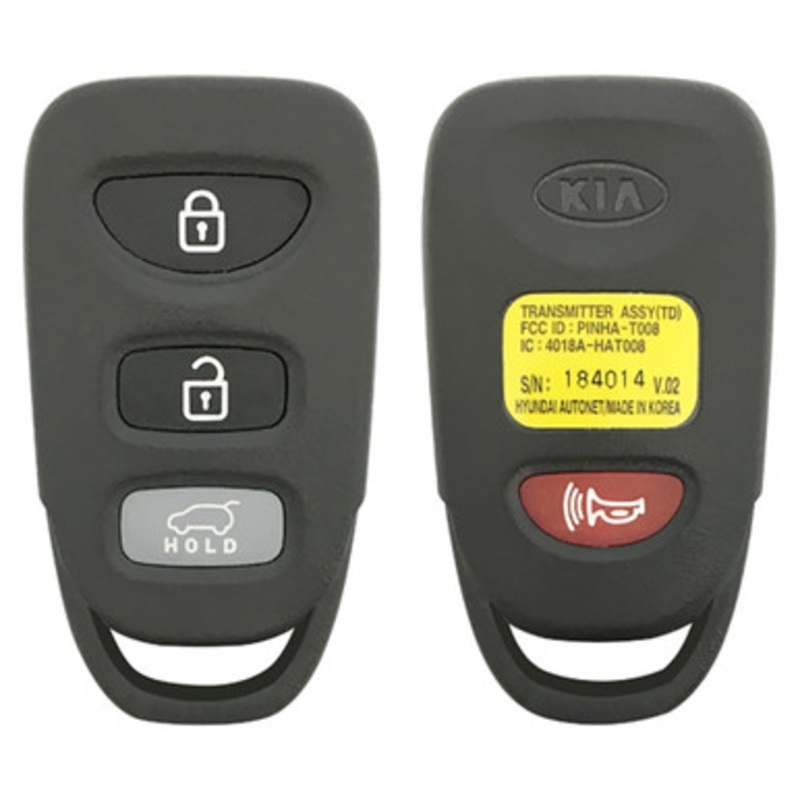 Kia 4-Button Remote PINHA-T008 95430-1M100 – Refurbished Recase