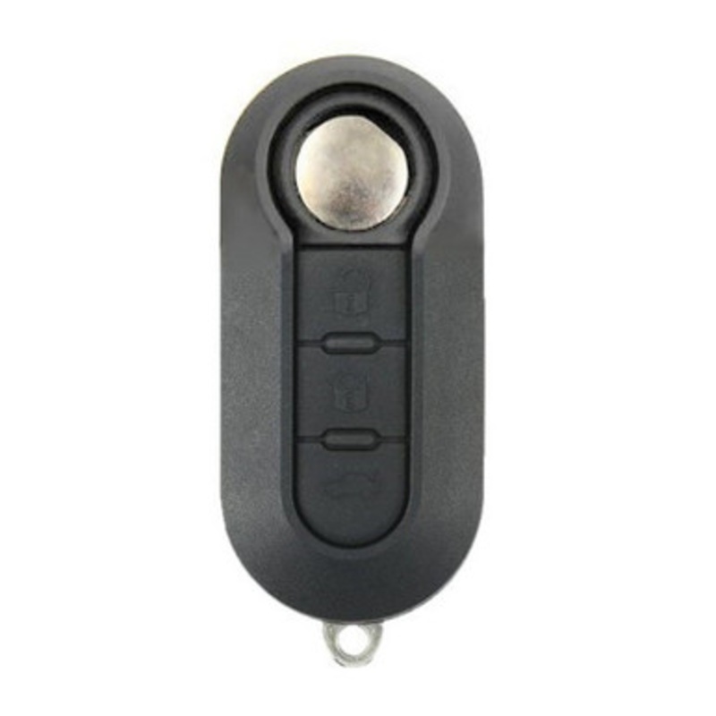 Fiat 3 Button Remote Flip Key Replacement LTQF12AM433TX (DELPHI BCM), 433 MHz – Aftermarket