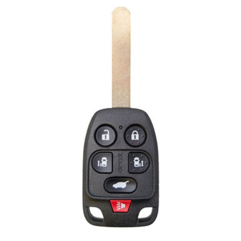 Honda/Acura 6 Button Remote Head Key N5F-A04TAA 35118-TK8-A20, 35118-TK8-A30, 35118-TK8-A40 – Refurbished Recase