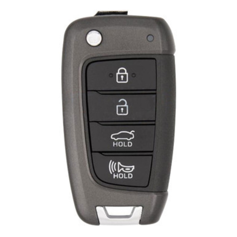 Hyundai 4 Button Remote Flip Key NYOMBEC4TX2004, 95430-AA100, 433 MHz – New, OEM