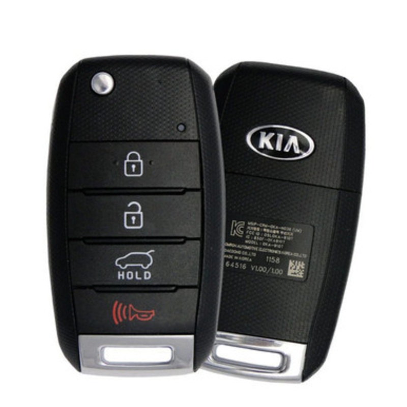 Kia 4 Button Remote Head Key OSLOKA-910T 95430-C5100 – Refurbished, Grade A