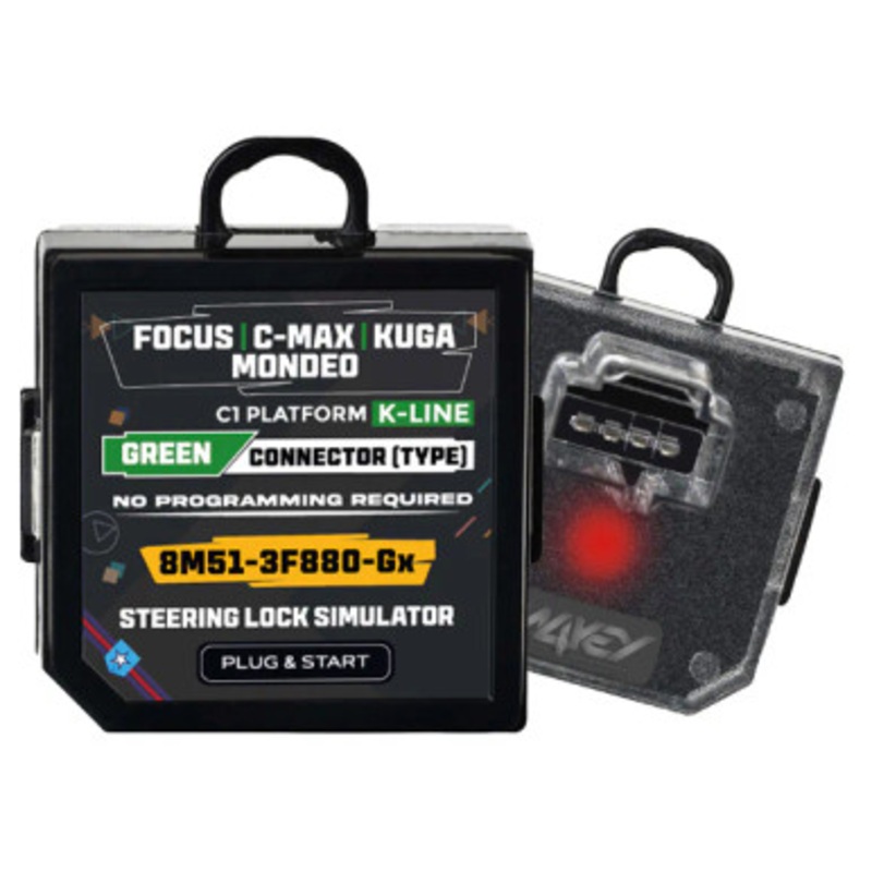 Goldcar Steering Lock Emulator C1 Platform K-LINE For Ford Mondeo Focus C-Max Kuga – Plug and Play