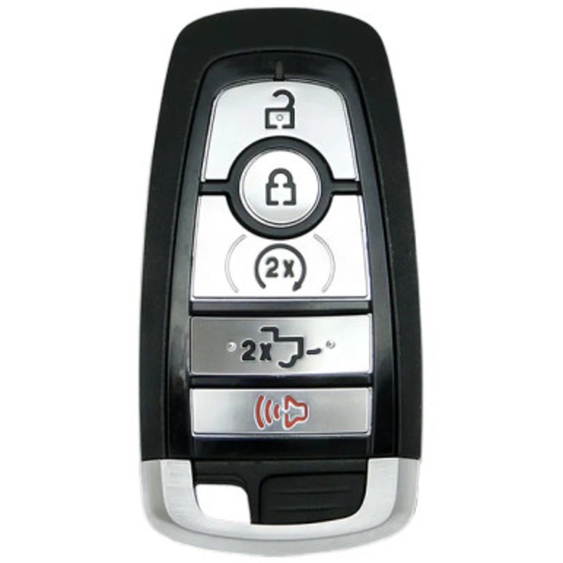 Keyless2Go Replacement Ford 5 Button Proximity Smart Key With Motion Sensing M3N-A3C108397, 164-R8370, 433 MHz, Premium Aftermarket