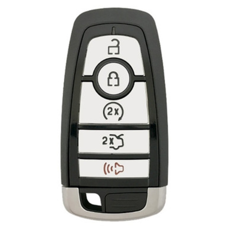 Ford 5-Button Smart Key 2-Way M3N-A2C931426 164-R8149 902 MHz, Refurbished Recase