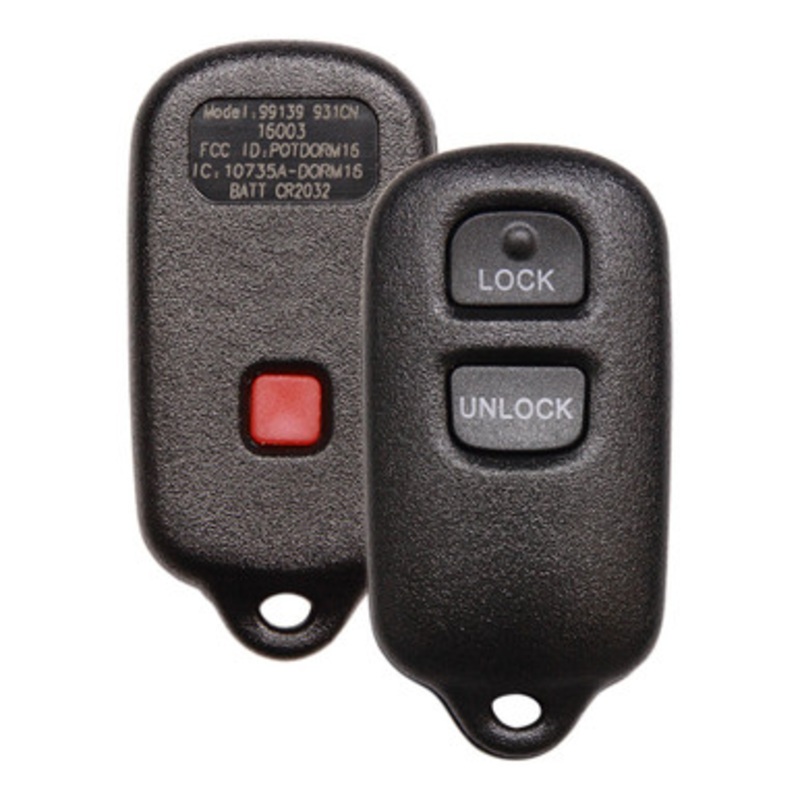 Strattec 5931640 Toyota 3 Button Remote GQ43VT14T 89742-AA030