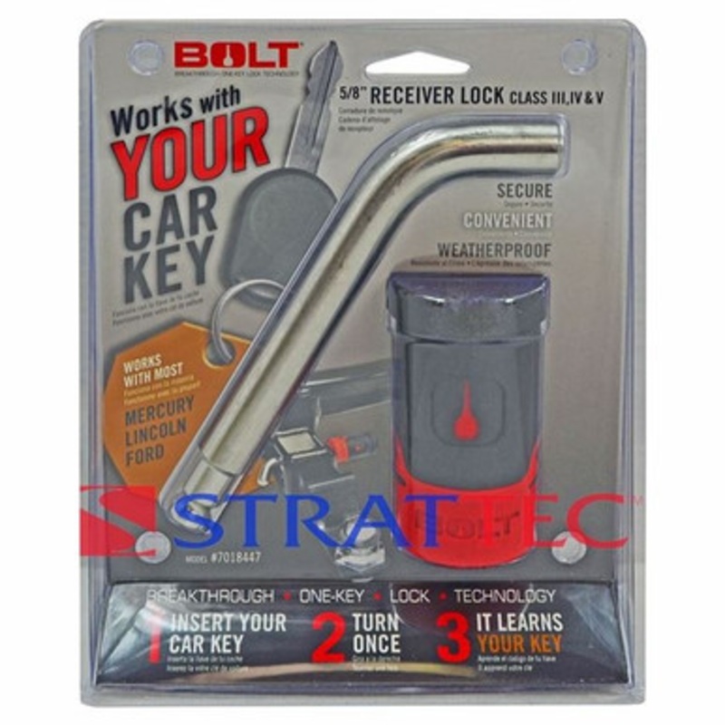 STRATTEC 5/8 Receiver Lock, 82 Groove, For Ford, Clamshell Pack, 7018447