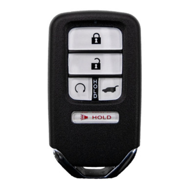 Honda 5-Button Smart Key Driver 1 KR5T44 72147-TG7-A81 433 MHz, Refurbished Recase