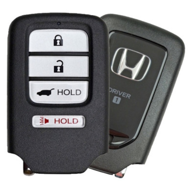 Honda 4 Button Driver 1 Smart Key ACJ932HK1210A, 72147-T0A-A21, 315 MHz – New, OEM