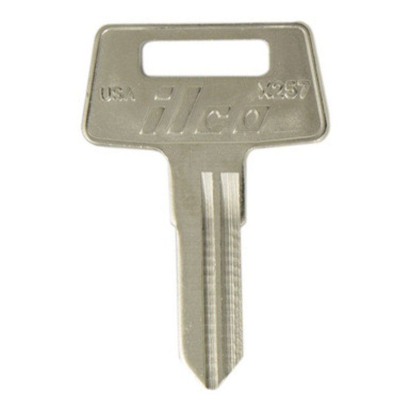 ILCO AF00007162 X257 Motorcycle Mechanical Key, Pack of 10