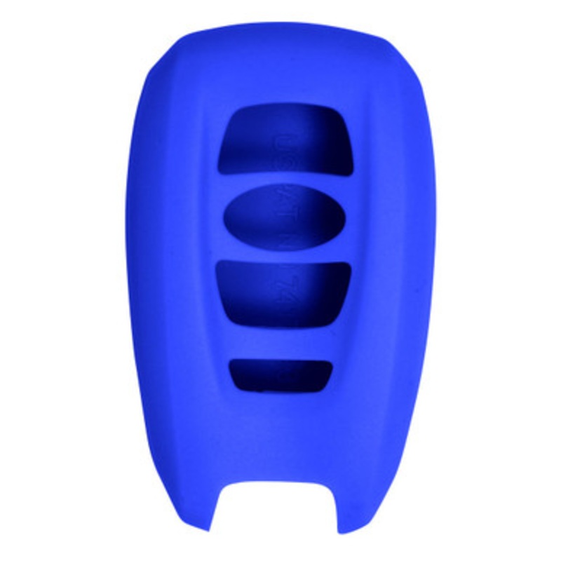 Replacement Silicone Jacket Keyless Remote Cover SUBRO34 for Subaru 3 Button Proximity Smart Remote Key FCC ID: HYQ14AHC – Blue
