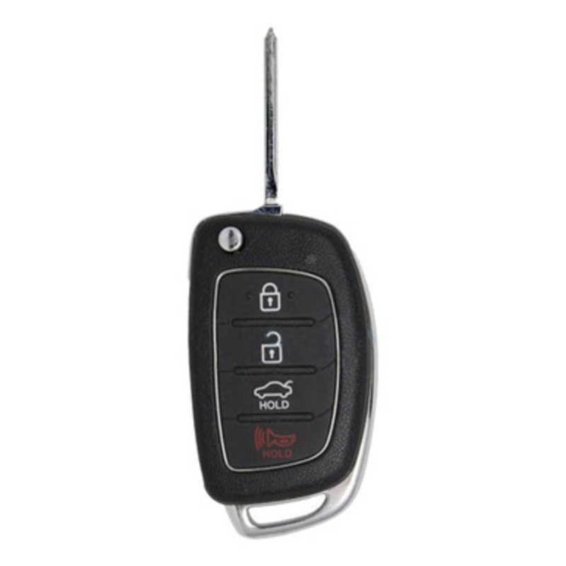 Hyundai 4 Button Remote Flip Key for TQ8-RKE-4F25 (LF 4BT), 95430-C1210, 433 MHz – New, OEM