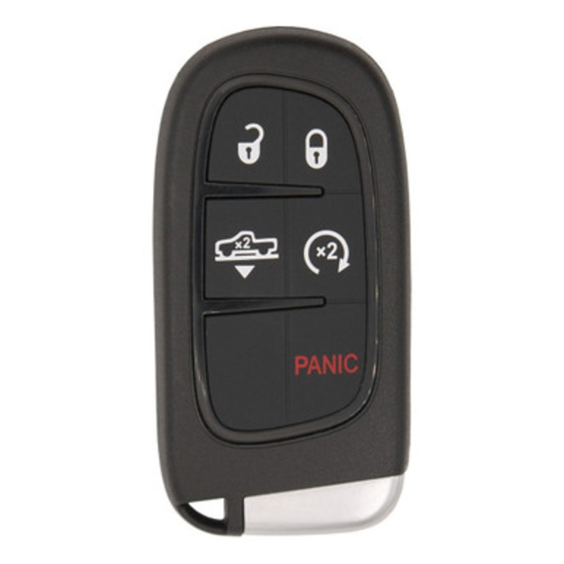 Keyless2Go Dodge 5-Button Smart Key GQ4-54T 68159657AG 433 MHz, Premium Aftermarket