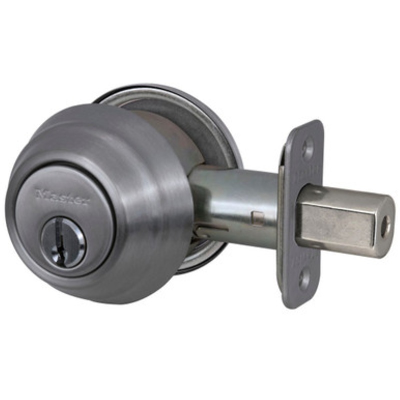 Master Lock DSH0615KA4 Single Cylinder Deadbolt KW1 – Grade 1 – Satin Nickel