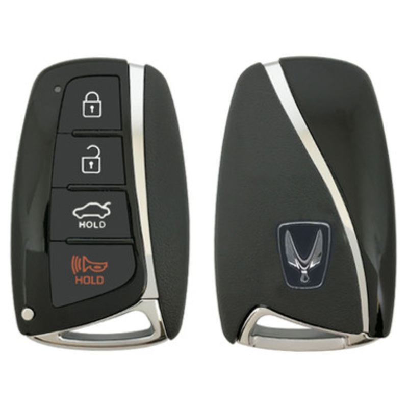Hyundai Equus 4 Button Smart Key SY5DMFNA433, 95440-3N470, 433 MHz – Refurbished, Grade A