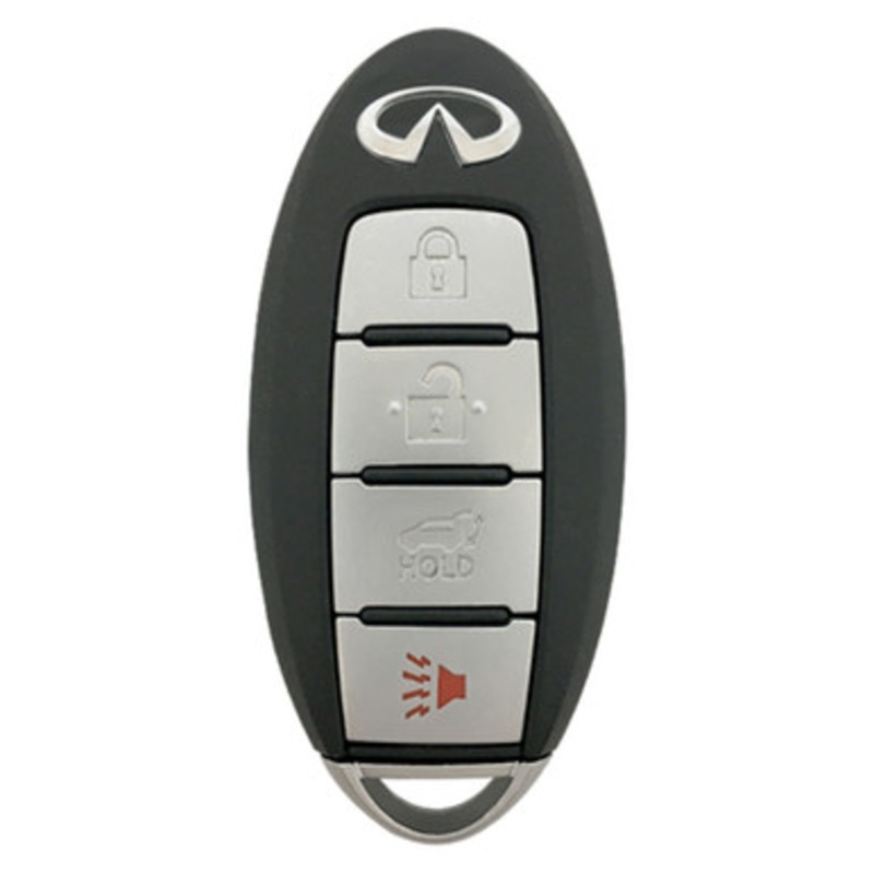 Infiniti 4 Button Proximity Smart Key KR5S180144014 (IC 014), 285E3-9NB4A, 433 MHz – Refurbished, Grade A