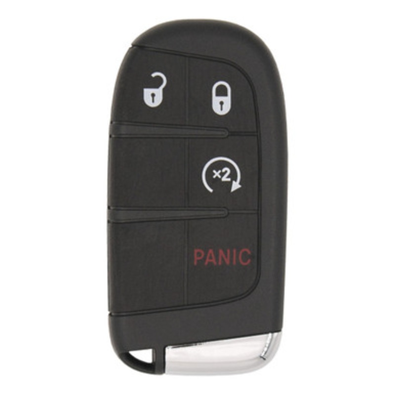 Keyless2Go Jeep 4-Button Smart Key M3N-40821302 68250337AB 433 MHz, Premium Aftermarket, CDJ-KP4-038-AFB-ZZZZ-001