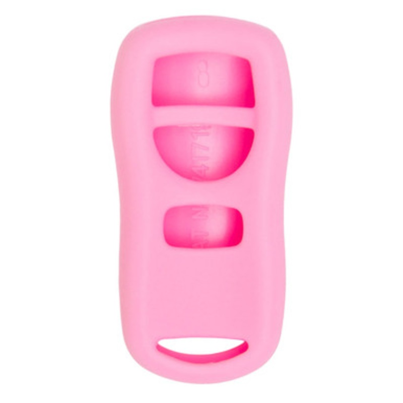 Replacement Silicone Jacket Remote Cover NSSNF13 for Nissan – Pink