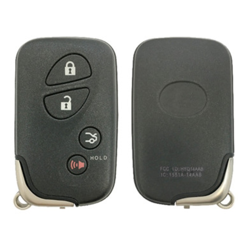 Lexus 4 Button Smart Key Case with FCC ID
