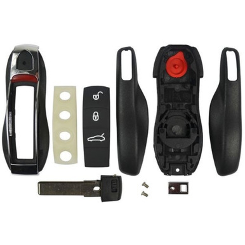 Porsche Smart Key 4 Button Replacement Shell   Trunk