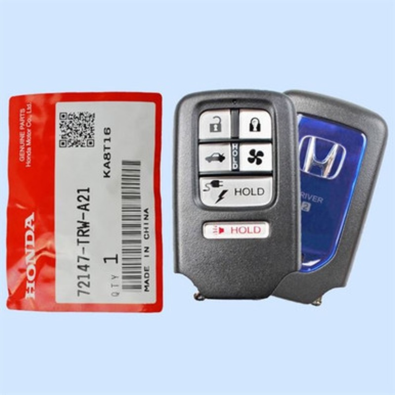 Honda 6-Button Smart Key KR5V2X 72147-TRW-A21 433 MHz, New OEM
