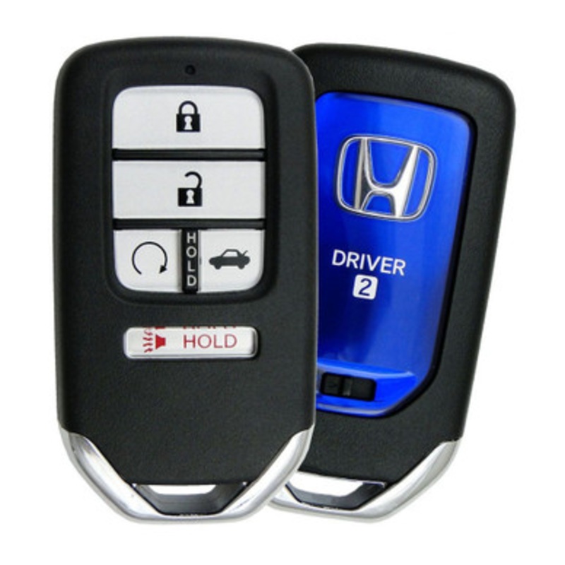 Honda 5 Button Driver 2  Smart Key CWTWB1G0090, 72147-TWA-A31, 433 MHz – Refurbished, Grade A