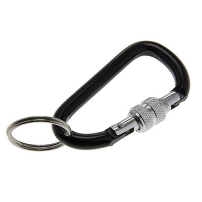 Lucky Line Locking Carabiner Keychain ASSORTED – 1 Pcs – Carded