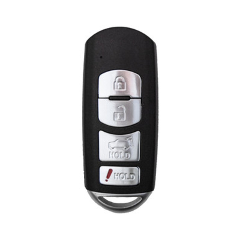 Mazda 4 Button Smart Key WAZX1T763SKE11A04, TEY1-67-5RY, 315 MHz – Refurbished, Recase