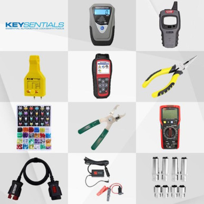 KEYSENTIALS Supplementary Tools Kit For Automotive Locksmiths