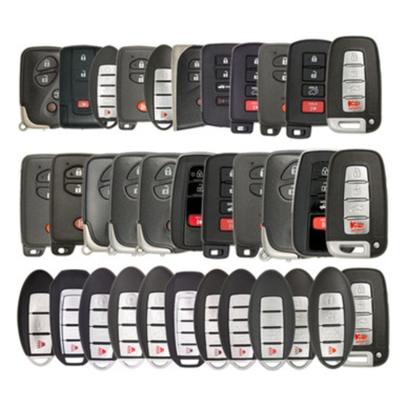 Keyless2Go Starter Pack of Replacement Smart Proximity Keys – Foreign Application (NO EUROPEAN)